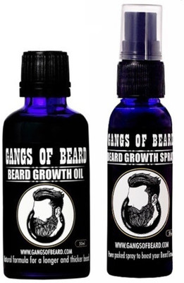 

Gangs of Beard Growth Oil + Spray(Set of 2)