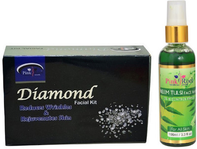

Pink Root DIAMON KIT 83G WITH NEEM FACE WASH 100ML(Set of 2)