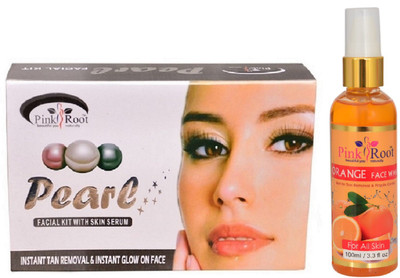 

Pink Root PEARL KIT 83G WITH ORANGE FACE WASH 100ML(Set of 2)