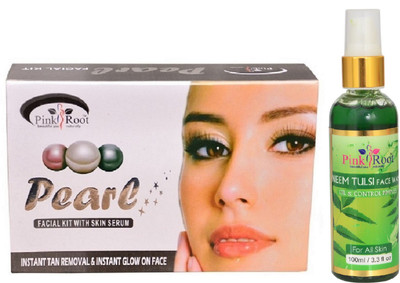 

Pink Root PEARL KIT 83G WITH NEEM FACE WASH 100ML(Set of 2)