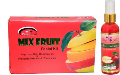 

Pink Root MIX FRUIT KIT 83G WITH APPLE FACE WASH 100ML(Set of 2)