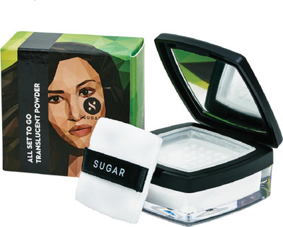 

Sugar ALL SET TO GO TRANSLUCENT POWDER (LOOSE POWDER) Compact(WHITE, TRANSPERANT, 7 g)