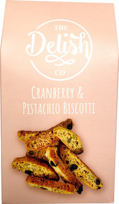 

The Delish Co CRANBERRY & PISTACHIO BISCOTTI(130 g, Pack of 12)