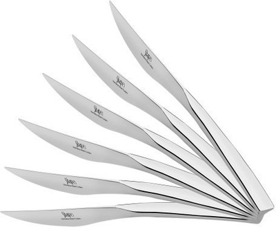 

Shapes Rio 304 grade , 18/10 & cup rolled Stainless Steel Table Knife Set(Pack of 6)