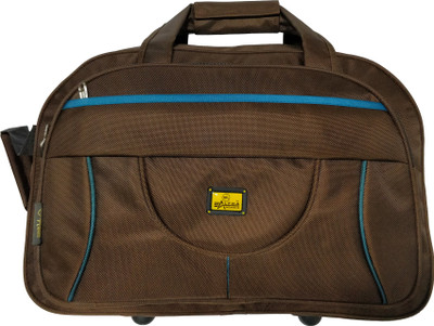 

Alpha Nemesis Travel wheel bag Travel Duffel Bag(Brown)
