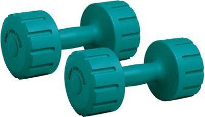 

Body Sculpture Vinyl Dumbbell, 6 kg Pair Fixed Weight Dumbbell(6 kg), Green