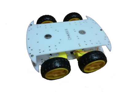 

Embeddinator 4 Wheels Multi-Purpose Double Decker Robotics Kit Set Educational Electronic Hobby Kit