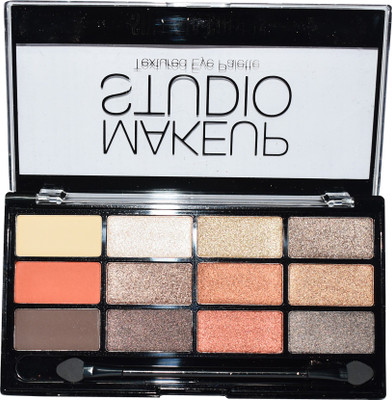 

Sivanna Colors Makeup Studio Textured Eye Palette With Brush 18 g(Multi)