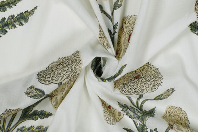 Ravaiyaa - Attitude Is Everything Cotton Blend Printed Kurta Fabric