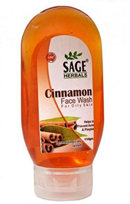 

Sage Herbals Cinnamon Face Wash For Oily Skin Prevent Acne and Pimples - 110 gm Face Wash(110 g)
