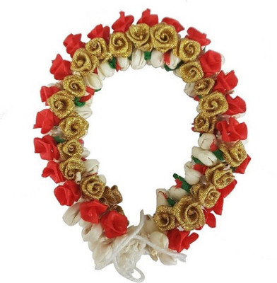 

Bueno Hair Accessories, Artificial Hair Gajra For Bun Decoration For Women And Girls Wedding Use, Pack Of 1 Bun(Multicolor)