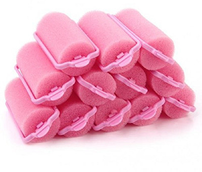 

GULZAR Women's form Plastic Hairdressing Roller Curlers Clips, 25mm (Pink, Hroller-pink-007cb-2367981)- 12 Pieces Hair Styler