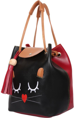 

Styler King Hand-held Bag(Black, Red)