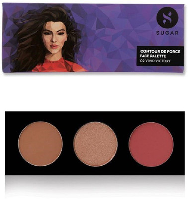 

Sugar CONTOUR DE FORCE FACE PALETTE - (02 Vivid Victory) Highlighter(02 Vivid Victory)