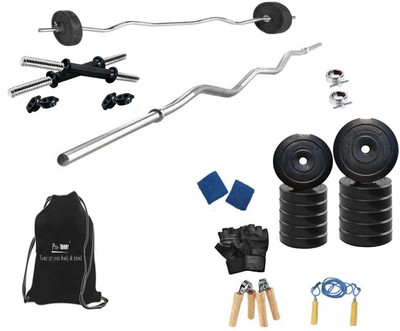 

Protoner 20 Kg PVC Weight Lifting Package with Rods Home Gym Combo(20 - 40 kg)