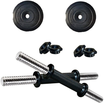Protoner 16 kg 16 kg PVC Adjustable Dumbbells with Gloves Hand Gripper Home Gym Combo
