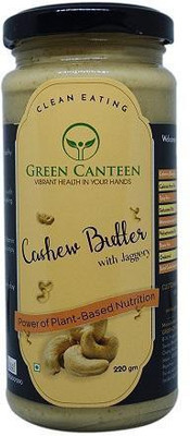 

Green Canteen Cashew Butter with Jaggery 220GM (No Artificial Sugar, No Impurities, No Artificial Colour, No Added Preservatives) 220 g