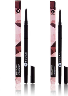 

Sugar Twist And Shout Fadeproof Kajal - 01 Back Velvet (Black) COMBO(black)