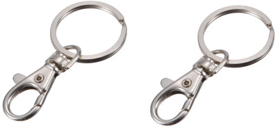 

AutoVHPR CHROME Finish Stylish Belt Loop Set of 2 Key Chain Key Chain