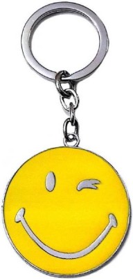 

SHT Smiley Face Metal Design-A Key Chain (Yellow) Key Chain