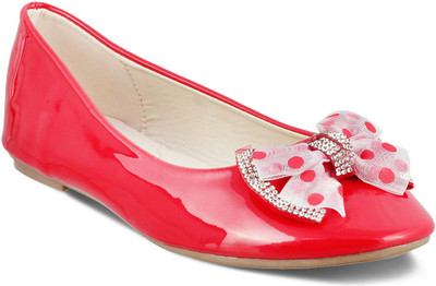 

KITTENS Girls Slip on Ballerinas(Red
