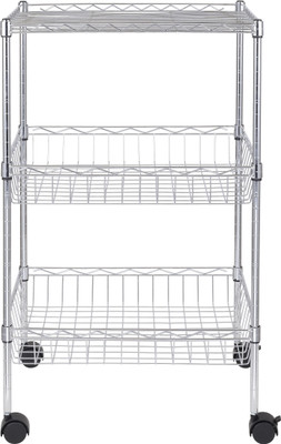 

COMFOLD Kitchen Utensil Rack Steel Kitchen Trolley