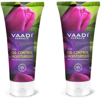 

Vaadi Herbals Tulip Oil Control Moisturizers with Green Almonds extract (60 ml x 2)(120 ml)