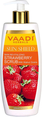 

Vaadi Herbals Strawberry Scrub Lotion with Walnut Grains (350 ml)(350 ml)
