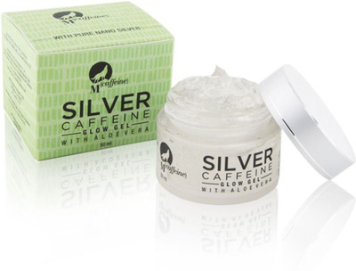

MCaffeine Silver Caffeine Glow gel, 50 ml with Aloe Vera - Paraben Free(50 ml)