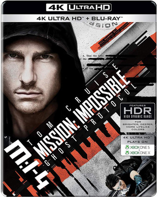 

Mission: Impossible 4: Ghost Protocol (Steelbook) (4K UHD & HD) (2-Disc)(4K(UHD) Blu-ray English)