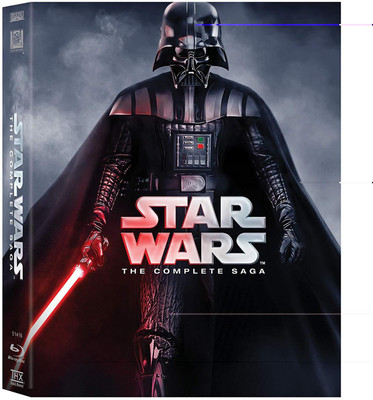 

Star Wars: The Complete Saga (All 6 Movies Collection) - Episode 1: The Phantom Menace + Episode 2: Attack of the Clones + Episode 3: Revenge of the ... Box Set incl. over 40 hours of Extras) (9-Disc Set)(Blu-ray English)