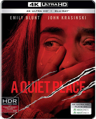 

A Quiet Place (Steelbook) (4K UHD & HD) (2-Disc)(4K(UHD) Blu-ray English)