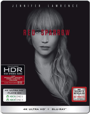 

Red Sparrow (Steelbook) (4K UHD & HD) (2-Disc)(4K(UHD) Blu-ray English)