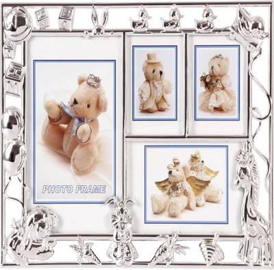 Treta Silver-plated Photo Frame(Silver, 4 Photos)