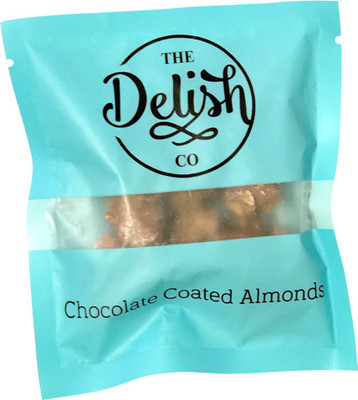

The Delish Co CHOCOLATE COATED ALMONDS Almonds(35 g, Pouch)