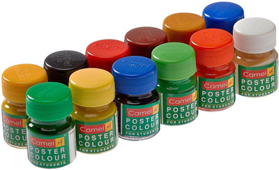 13 Off On Camlin Poster Colours 12 Shades Set Of 12 Multicolor On Flipkart Paisawapas Com