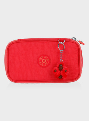 

Kipling 50 PENS Happy Red Art Polyester Pencil Box(Set of 1, Red)