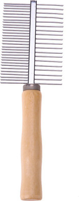 

W9 High Quality Wooden Handle Steel Needles Dog Comb Pet Rake Comb Hairbrush Grooming for Dogs Cat Cleaning Supplies Basic Comb for Dog