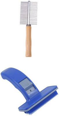 

Pet Needs Combo Of 2 Imported High Quality Grooming Brushes For Dog Basic Comb for Dog