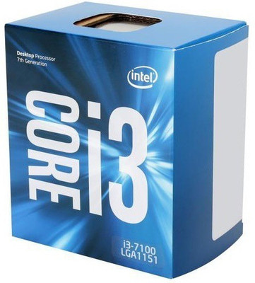 

Intel 3.9 GHz LGA 1151 core i 3 7100 Processor(Silver)