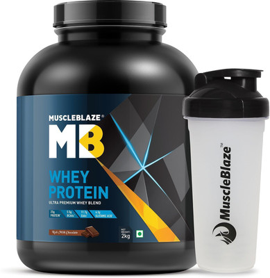 

MuscleBlaze 100% Ultra Premium (with Free Shaker) Whey Protein(2 kg, Rich Milk Chocolate)