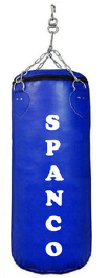 

SPANCO 5.0 Feet Long, PU Material, Blue Color, Filled with Hanging Chain Hanging Bag(5.0, 60 kg)