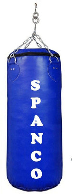 

SPANCO 5.5 Feet Long, PU Material, Blue Color, Filled with Hanging Chain Hanging Bag(5.5, 66 kg)