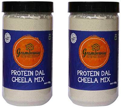 

Graminway GLUTEN FREE PROTIEN DAAL CHEELA MIX Pack of 2 - 900 g(Pack of 2)