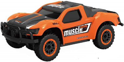 

Pacific Toys 2.4GHz Remote Controlled Rechargeable Muscle High Speed Car(Speed Upto 14Km/h )(Multicolor)
