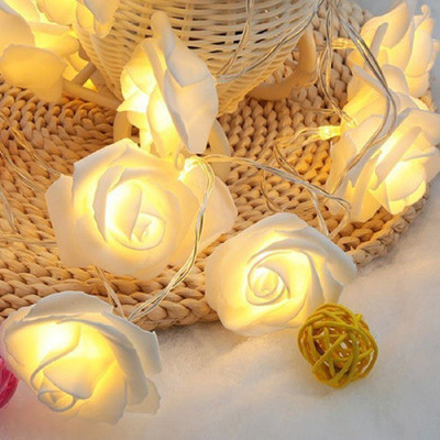 AtneP 20 LEDs 4 m White Steady Flower Rice Lights(Pack of 1)