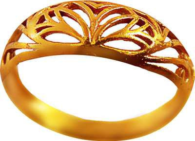 

manomay jewellers 18K Gold Plated Traditional (Ethnic) Inspired By Bollywood Bridal Wedding Ring Alloy Gold-plated Plated Ring