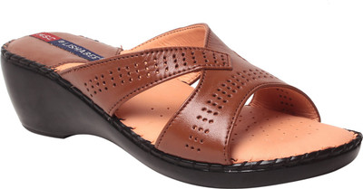 MSC Women Brown Wedges