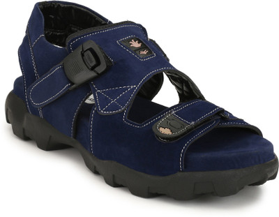 

Shoegaro Men Blue Sports Sandals