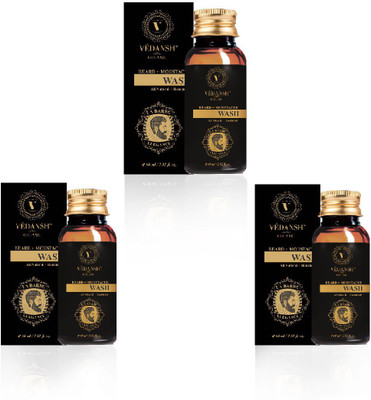 

Vedansh Beard & Moustache Wash 60ml (BUY 2 GET 1 FREE)(180 ml)